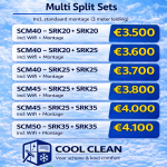 🔥 Actie –Multi split sets incl Montag