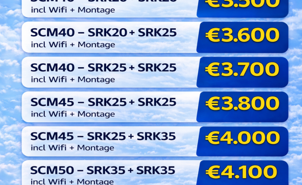 🔥 Actie –Multi split sets incl Montag